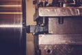 Lathe, manufacturing parts by machining metal on a milling machine