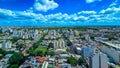 Latin America Buenos Aires, Argentina, view of the city from the roof of a skyscraper Royalty Free Stock Photo