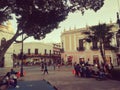 Merida Mexico Latin American City town scene with people