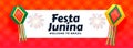 Latin americal festa junina event banner design