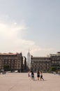 Latin American Tower in the background in Mexico City