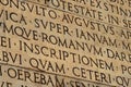 Latin ancient script Royalty Free Stock Photo