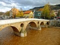 Latin Bridge on Miljacko river, Sarajevo