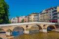 Latin Bridge in the old town of Sarajevo, Bosnia and Hercegovina