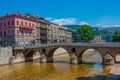 Latin Bridge in the old town of Sarajevo, Bosnia and Hercegovina