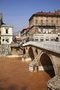 Latin Bridge in Sarajevo. Bosnia and Herzegovina Royalty Free Stock Photo
