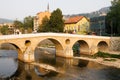 The Latin bridge in Sarajevo Royalty Free Stock Photo