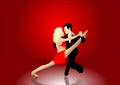 Latin Dancers Royalty Free Stock Photo