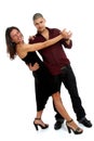 Latin dancers Royalty Free Stock Photo