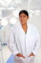 Latin hispanic young doctor woman