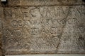 Latin inscriptions at the British Museum in London, England