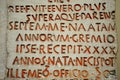 Latin inscriptions at the British Museum in London, England