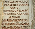 Latin inscriptions at the British Museum in London, England