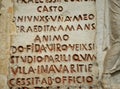 Latin inscriptions at the British Museum in London, England