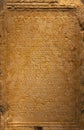 Latin language inscriptions on stone background Royalty Free Stock Photo