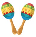 Latin maracas, icon