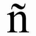 Latin N letter with tilde