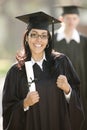 Latin Woman Graduate Royalty Free Stock Photo