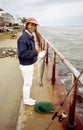 Latina Fisherwoman