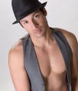 Latino Male With A Hat Royalty Free Stock Photo