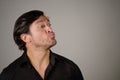 Latino male pouting Royalty Free Stock Photo