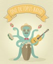 Latino Octopus Play Music