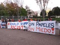 Latino Protesters Bearing Banners