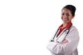 Latino Woman Doctor Royalty Free Stock Photo