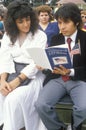 Latinos at United States Citizenship Ceremony, Los Angeles, California Royalty Free Stock Photo