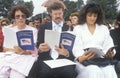 Latinos at United States Citizenship Ceremony, Los Angeles, California Royalty Free Stock Photo