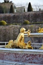 The Latona Fountain in the Garden of Versailles in France Royalty Free Stock Photo