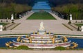 The Latona Fountain in the Garden of Versailles in France. Royalty Free Stock Photo