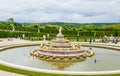 Latona fountain in the Gardens of Versailles Palace Royalty Free Stock Photo