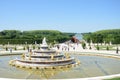 Latona fountain at Versailles Palace with gardens in background Royalty Free Stock Photo