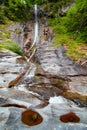 Latoritei waterfall in Romania mountains