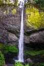 Latourell Falls, Columbia River Gorge, Historic US route 30, Oregon, USA Royalty Free Stock Photo