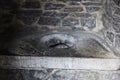 Latrine in the Gravensteen medieval castle in Ghent, Belgium Royalty Free Stock Photo