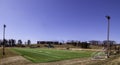 Latrobe, Pennsylvania, USA 3/23/2019 The UPMC Field for football on the campus of St Vincent College