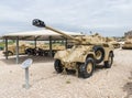 Military equipment since the War of Independence of Israel are on the Memorial Site near the Armored Corps Museum in Latrun, Israe