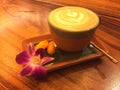Latte cafe Royalty Free Stock Photo