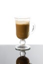 Latte Coffee or caffe latte Royalty Free Stock Photo