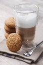 Latte macchiato cafee Royalty Free Stock Photo