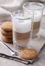 Latte macchiato cafee Royalty Free Stock Photo