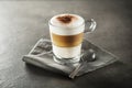 Latte macchiato coffee Royalty Free Stock Photo