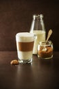 Latte macchiato coffee Royalty Free Stock Photo