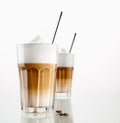 Latte macchiato Royalty Free Stock Photo