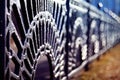 Lattice fence forged beautiful