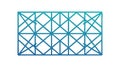 Lattice Grid Pattern, Abstract Structure and Design Element, vector design Generative AI Royalty Free Stock Photo
