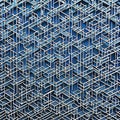 Lattice Lullaby: An image of a geometric pattern created with lattices, in a soothing and calming design2, Generative AI
