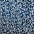 Lattice Lullaby: An image of a geometric pattern created with lattices, in a soothing and calming design2, Generative AI